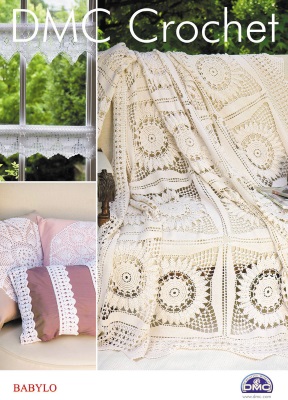 DMC Crochet Babylo - Window Decorations, cushion designs & throw 15224L/22 - Click Image to Close