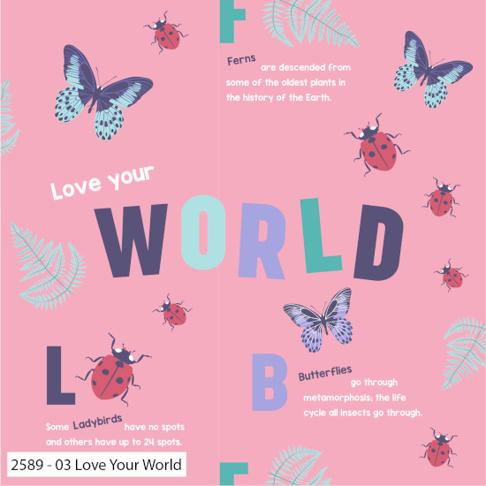 Love Your World from The Natural History Museum | Craft Cotton Company - Click Image to Close