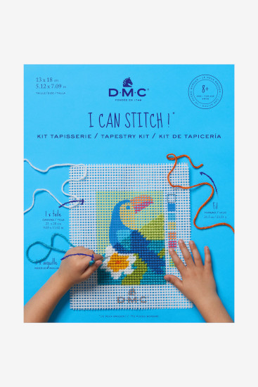 DMC I Can Stitch! Toucan Tapestry Kit C06N84K - Click Image to Close