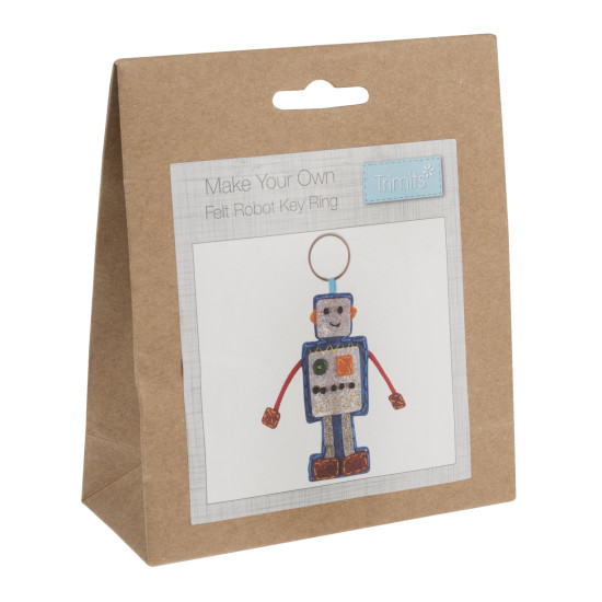 Trimits Make Your Own Robot Key Ring - Click Image to Close