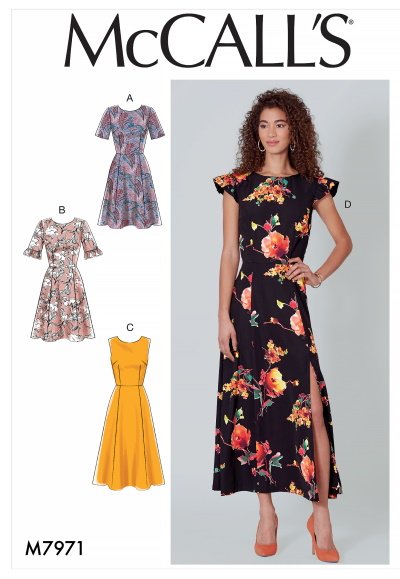 McCall's Pattern M7971 Misses' Dresses - Click Image to Close