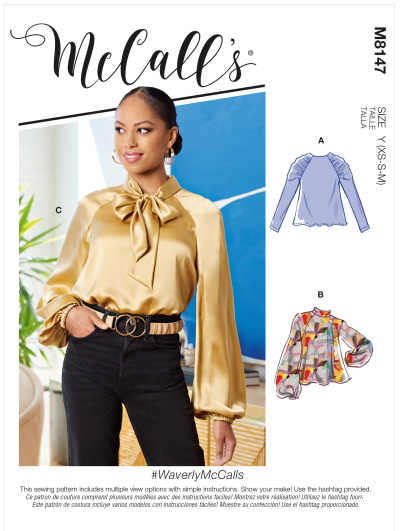 McCall's Pattern M8147 Misses' Tops - Click Image to Close