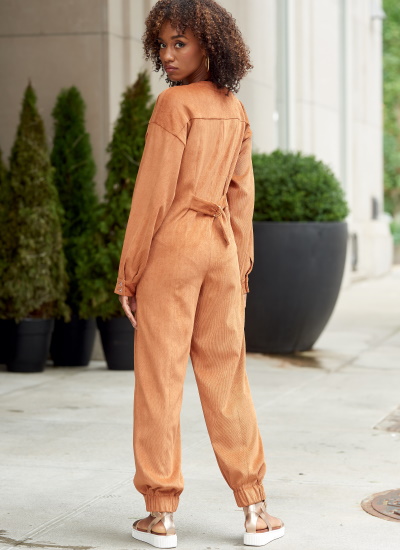 McCall's Pattern M8154 Misses' Rompers, Jumpsuits & Belt - Click Image to Close