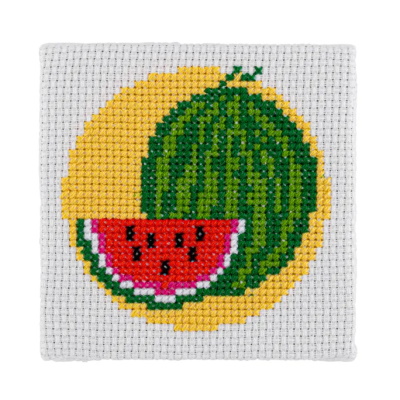 Watermelon Stitchfinity Counted Cross Stitch Kit - Click Image to Close