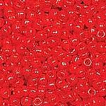 11/0 Rocailles Bright Red Opaque O1111J - Click Image to Close