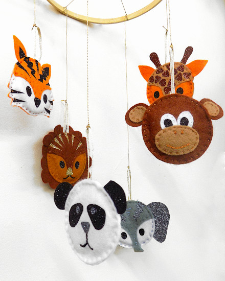 Zoo Whimsies Spinner Decorations Kit - Click Image to Close